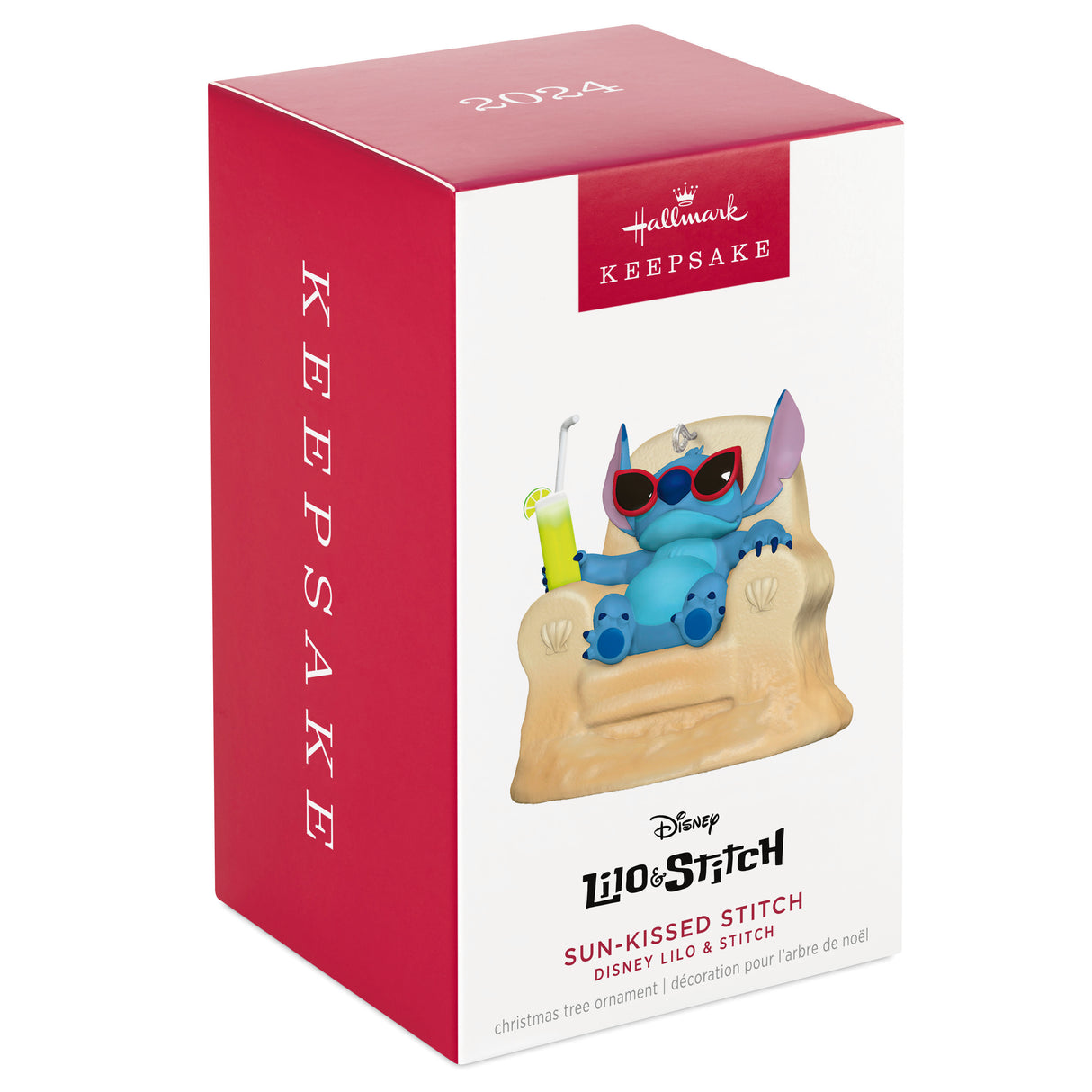 Keepsake Christmas Ornament 2024, Disney Lilo & Stitch Sun-Kissed Stitch, Gifts for Disney Fans