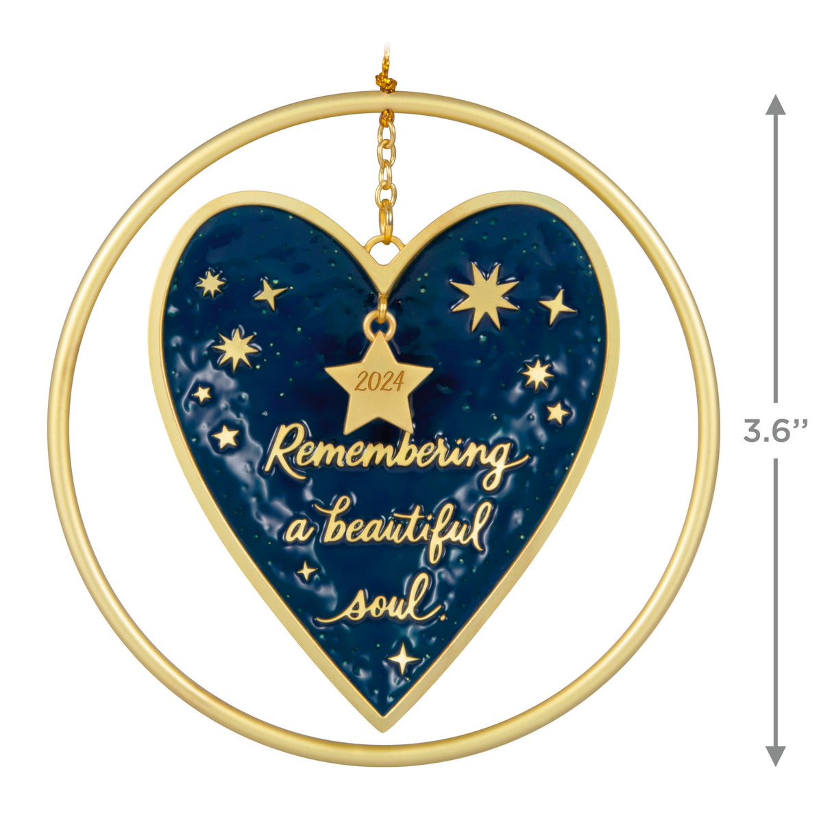 Keepsake Christmas Ornament 2024, Remembering a Beautiful Soul 2024, Metal