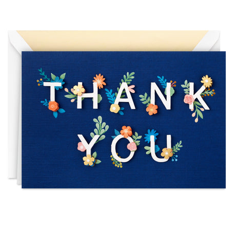 Hallmark Signature Thank You Card, Admin Professional Day Card (Flowers)