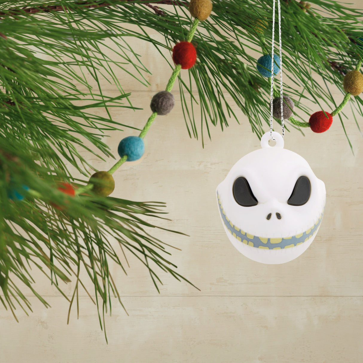 Hallmark Mini Christmas Ornaments (Disney Tim Burton's The Nightmare Before Christmas Jack Skellington Heads Shatterproof), Set of 6