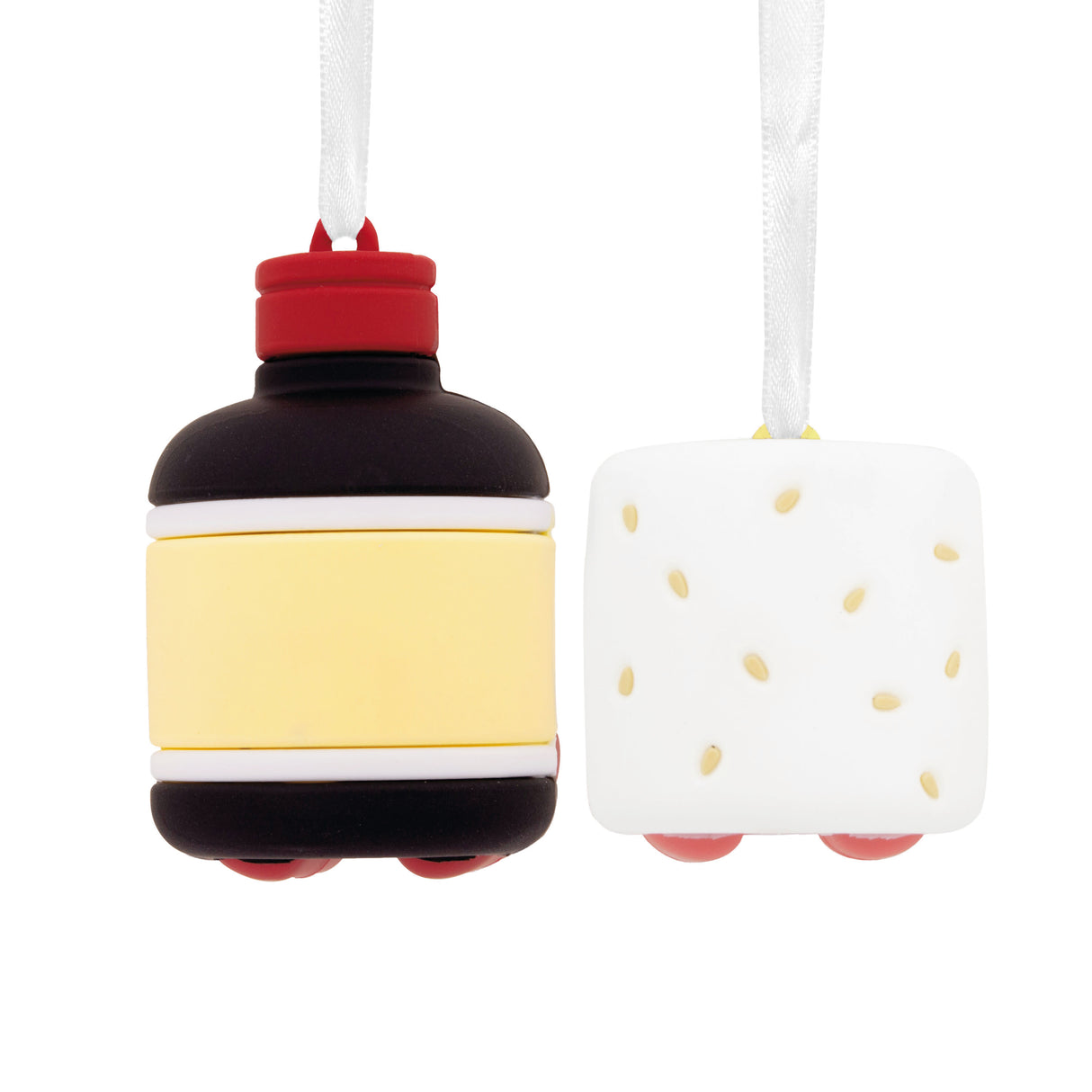 Better Together Sushi and Soy Sauce Magnetic Christmas Ornaments for Tree, Set of 2