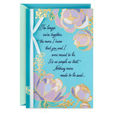 Hallmark Anniversary Card, Love Card, Romantic Birthday Card for Women (Meant to Be)