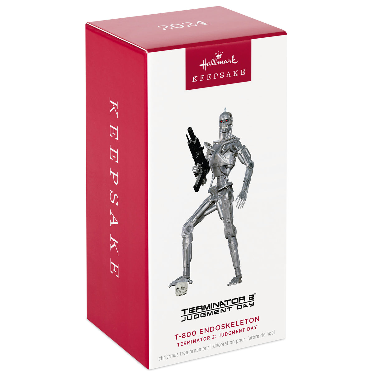 Keepsake Christmas Ornament 2024, Terminator 2: Judgment Day T-800 Endoskeleton, Movie Gifts