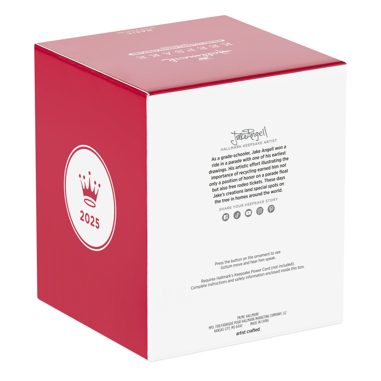 Hallmark Keepsake Christmas Ornament (The Lord of the Rings Gollum With Sound and Motion)