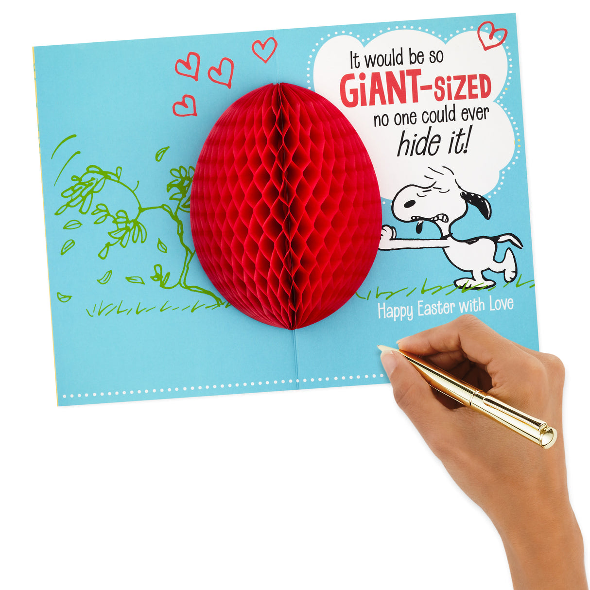 Peanuts® Snoopy Lots of Love Funny Pop-Up Easter Card