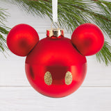 Hallmark Christmas Ornament (Disney Mickey Mouse Ears Icon, Glass)