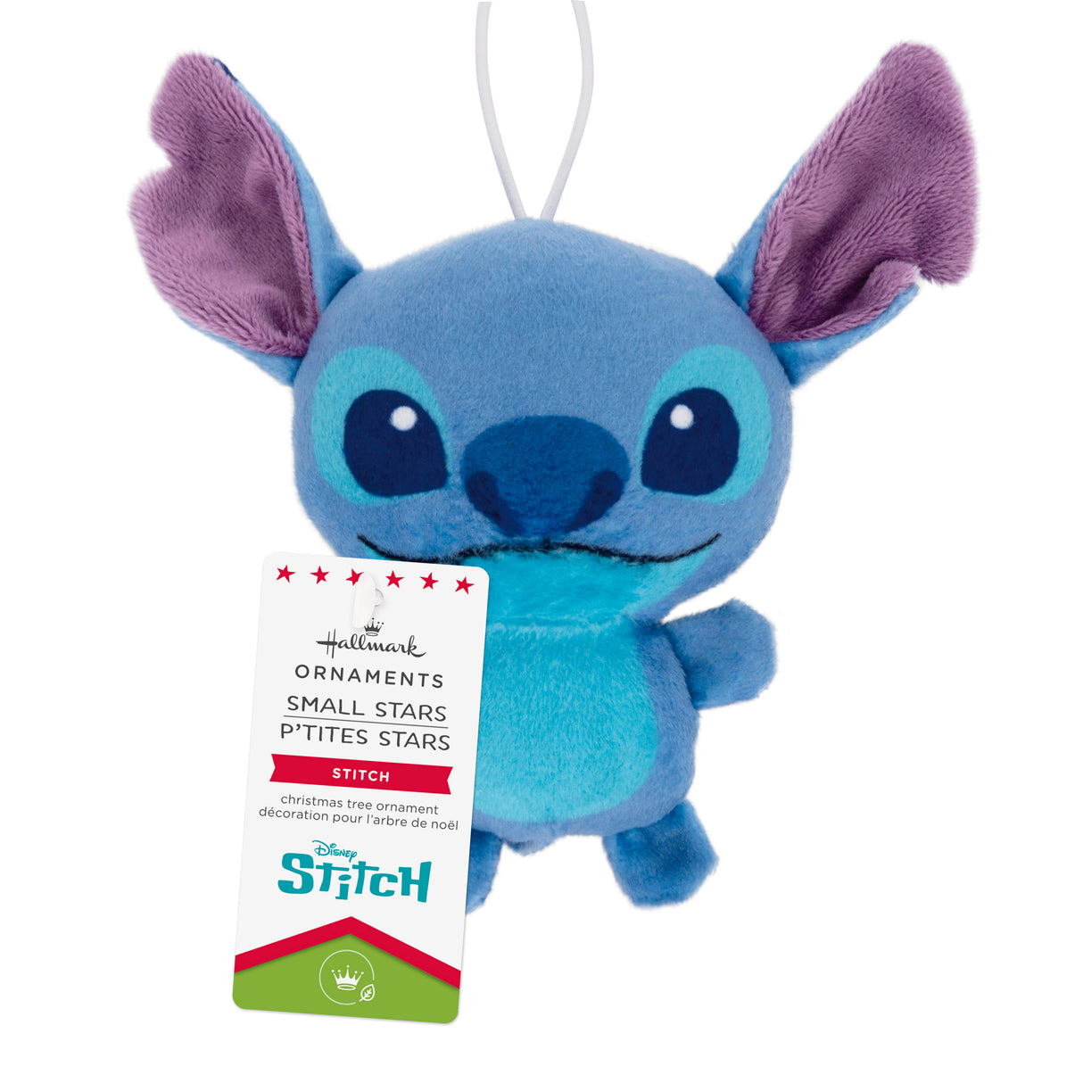 Hallmark Christmas Ornament (Disney Lilo and Stitch, Plush Fabric)