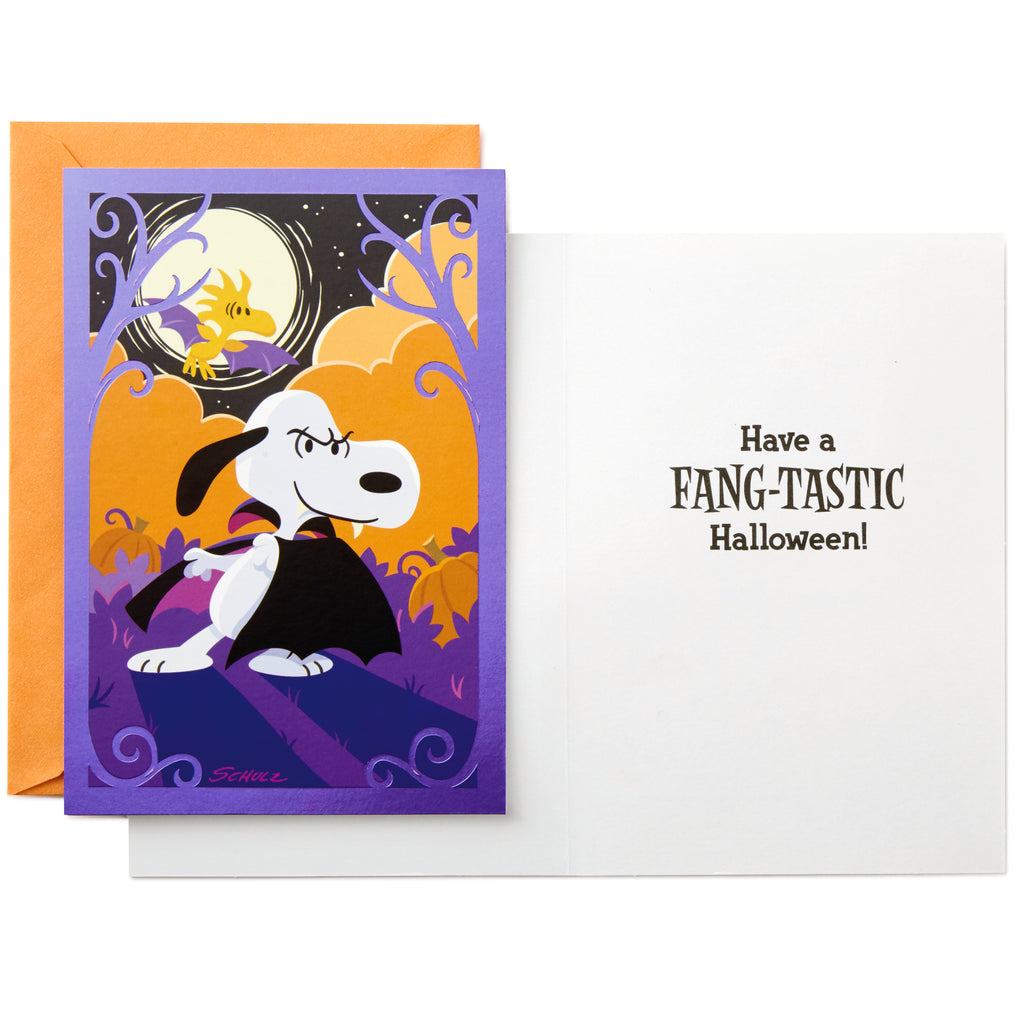 Peanuts Halloween Cards (6 cards with Envelopes)