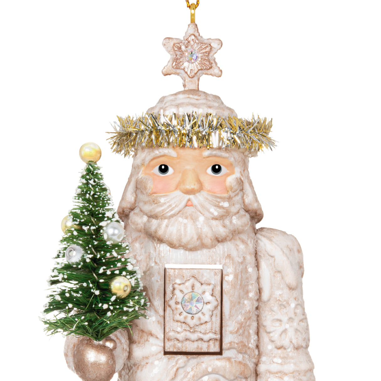 Keepsake Christmas Ornament 2024, Noble Nutcrackers Earl of Snowfall, Gifts for Christmas Lovers