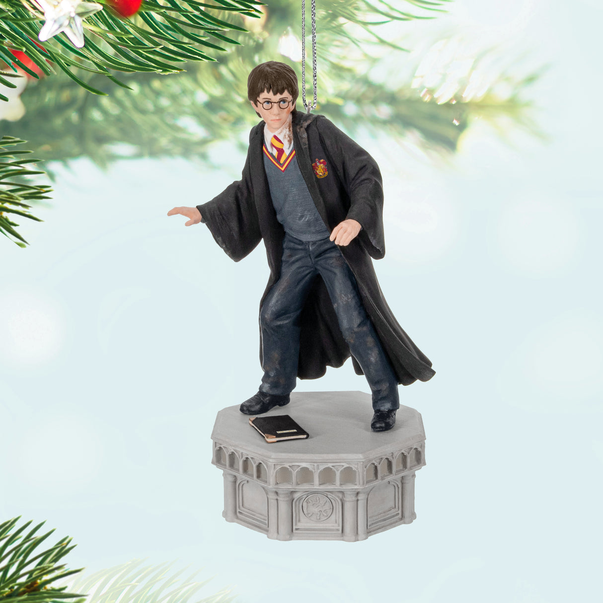 Keepsake Christmas Ornament, Harry Potter and the Chamber of Secrets Collection Harry Potter With Light and Sound, Gifts for Harry Potter Fans