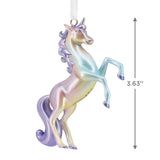 Iridescent Unicorn Christmas Ornament