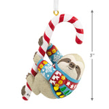 Sloth in Ugly Christmas Sweater Christmas Ornament