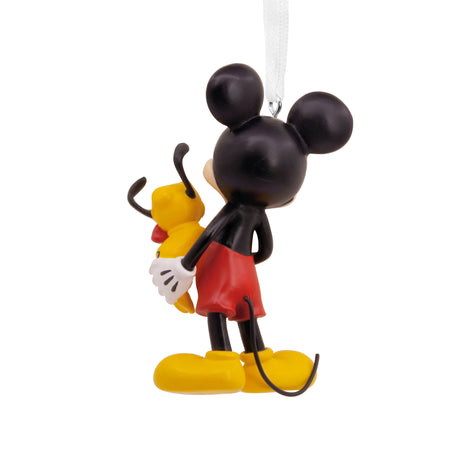 Disney Mickey Mouse Holding Puppy Christmas Ornament