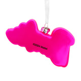 Hallmark Christmas Ornament (Barbie Logo, Blown Glass)