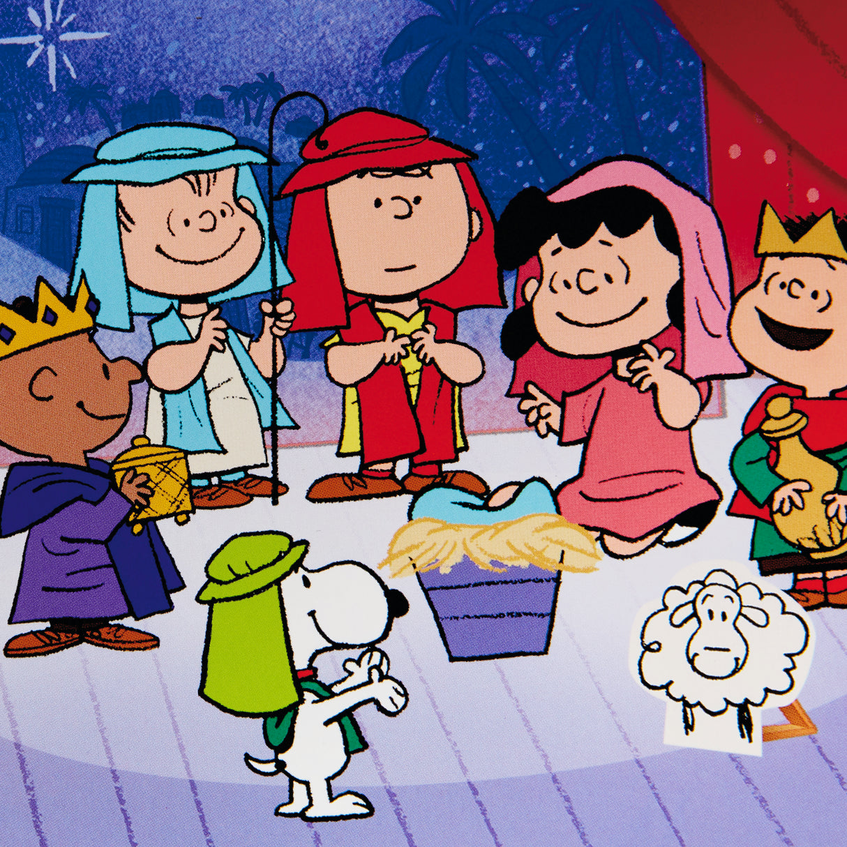 Peanuts Christmas Cards, Nativity Pageant (16 Cards and 17 Envelopes)