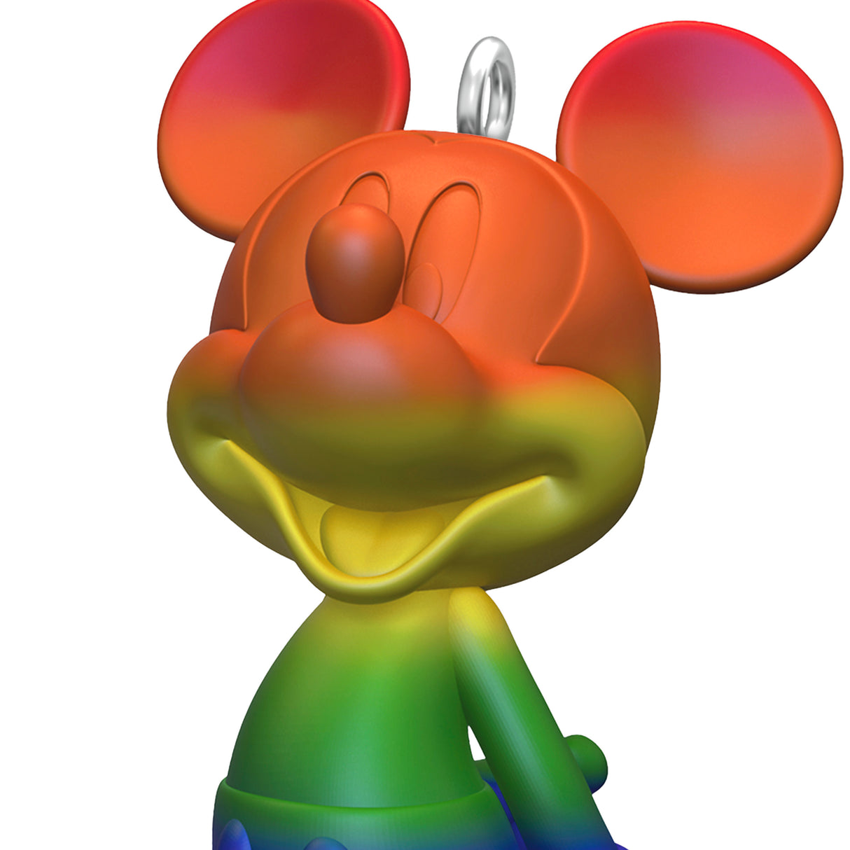 Keepsake Christmas Ornament 2024, Disney Mickey Mouse Rainbow Mickey, Gifts for Disney Fans