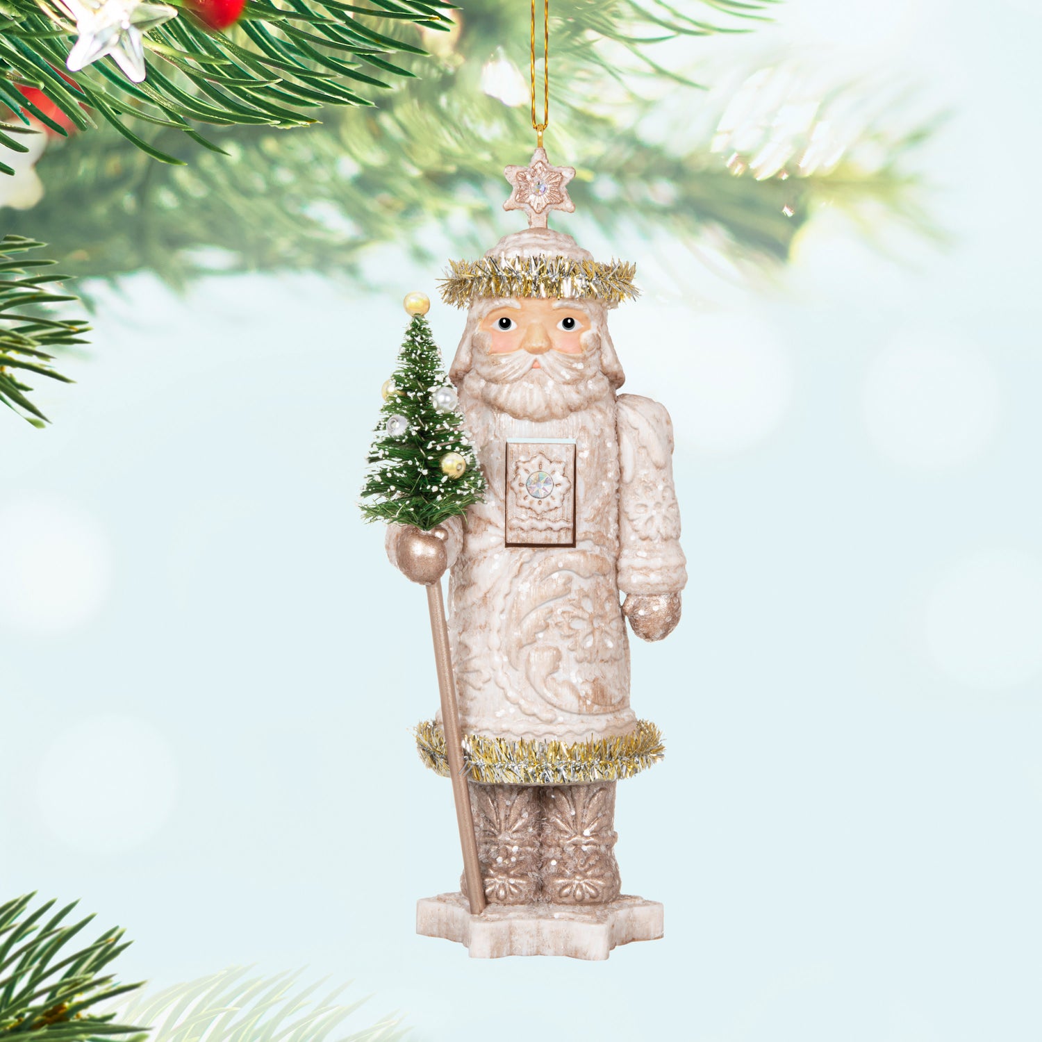 Keepsake Christmas Ornament 2024, Noble Nutcrackers Earl of Snowfall