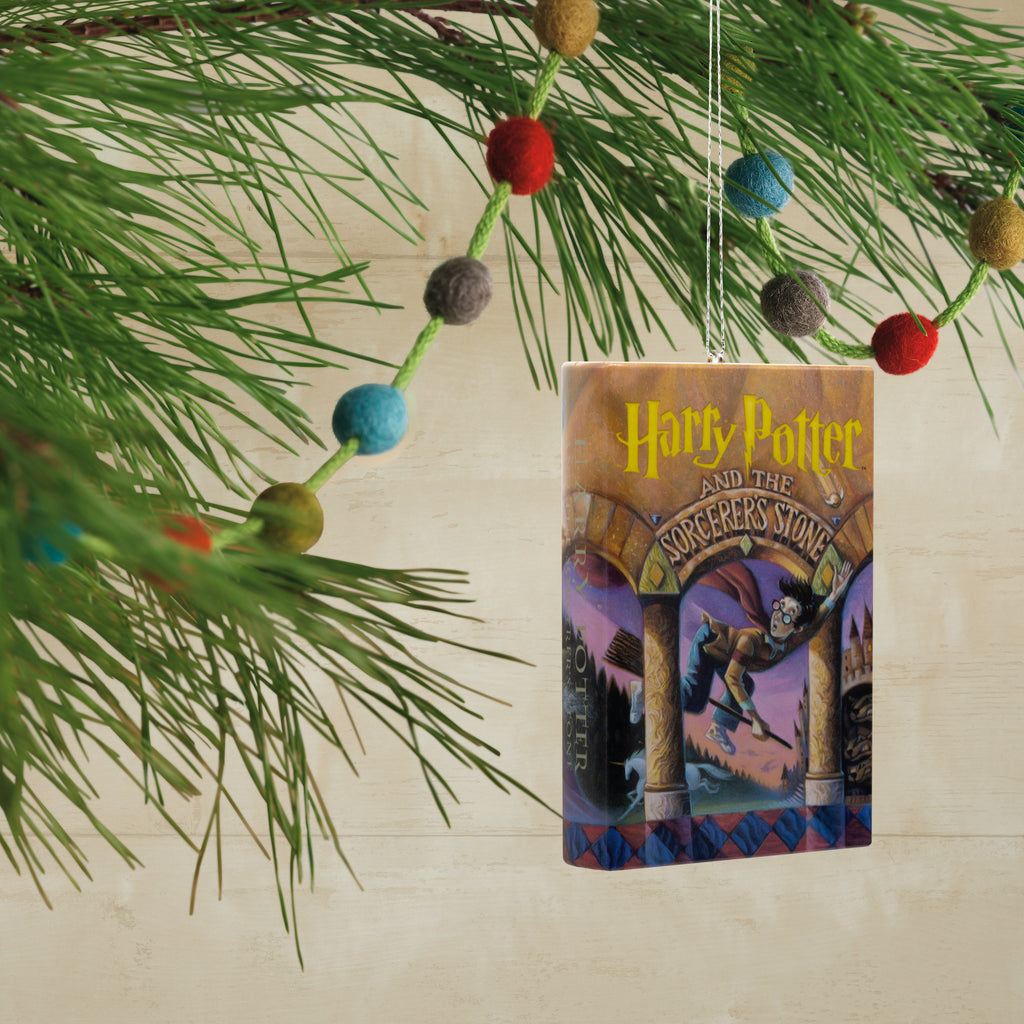 Hallmark Christmas Ornament Harry Potter and the Sorcerers Stone Book Shatterproof