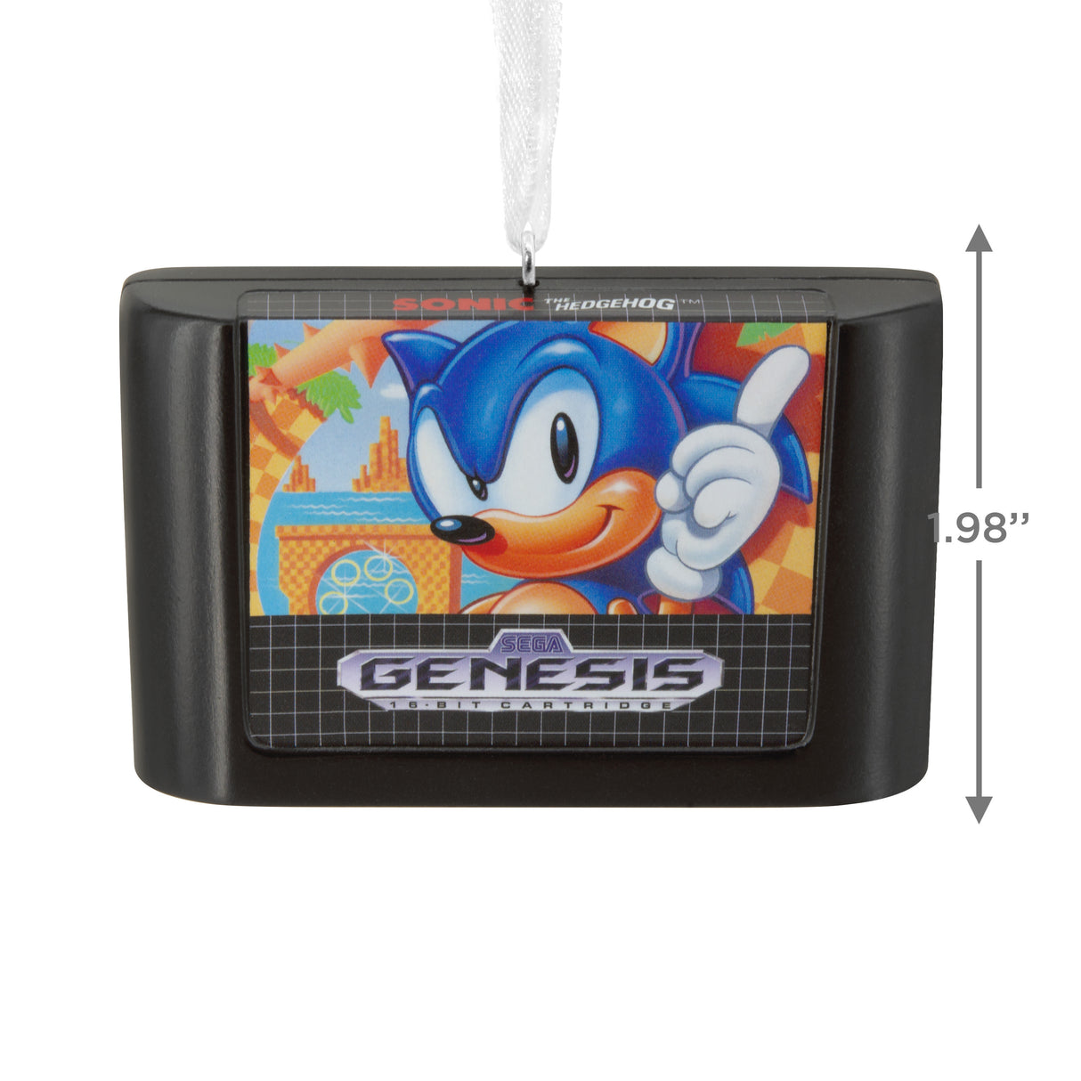 Sonic The Hedgehog Game Cartridge Christmas Ornament