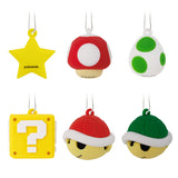 Nintendo Super Mario 1" Miniature Christmas Ornaments, Set of 6 Mini, Shatterproof