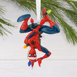 Hallmark Christmas Ornament (Marvel Spider-Man Hanging From Lights)