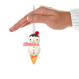 Keepsake Christmas Ornament 2024, Mom Snowman Ice Cream Cone 2024, Gifts for Moms