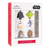 Star Wars Characters Miniature Christmas Ornaments, Set of 6, May the 4th