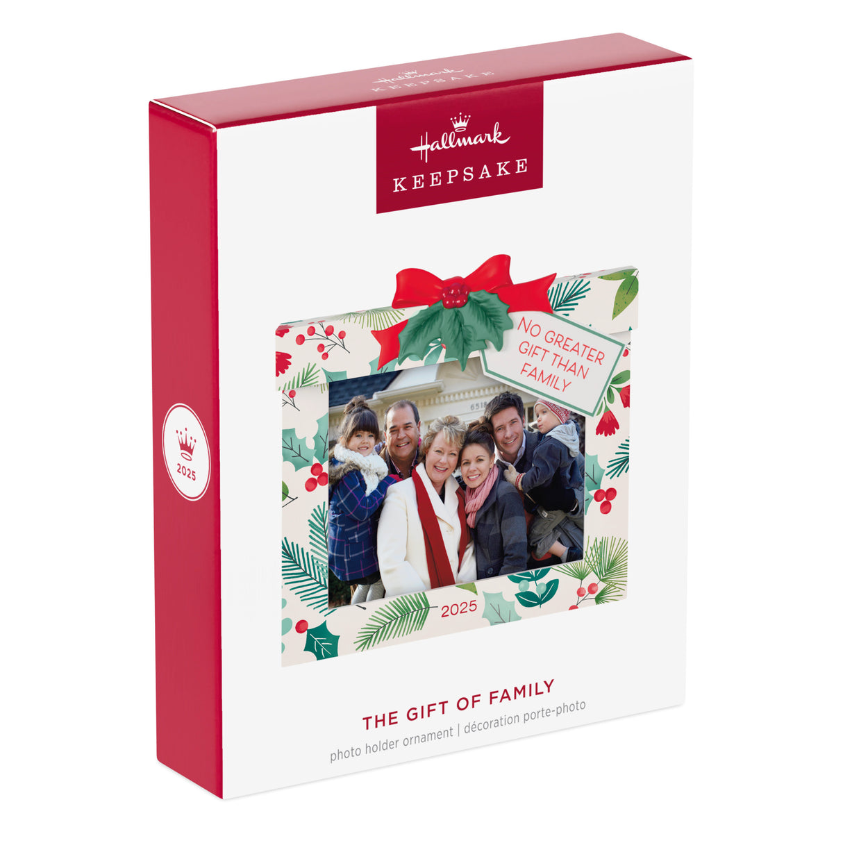 Hallmark Keepsake Christmas Ornament (The Gift of Family 2025 Photo Frame)