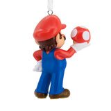 Nintendo Super Mario With Super Mushroom Christmas Ornament