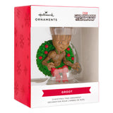 Marvel Guardians of the Galaxy Groot in Holiday Wreath Christmas Ornament