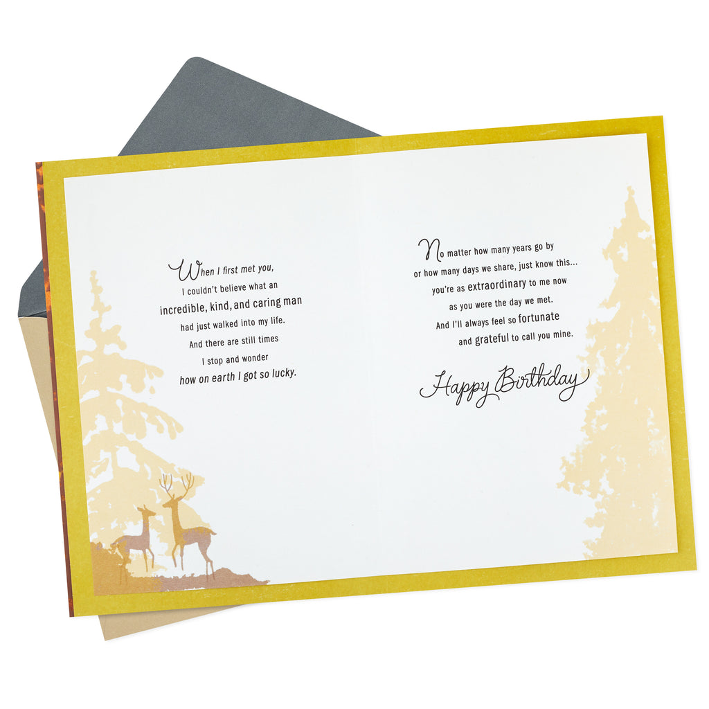 Hallmark Birthday Card for Husband or Boyfriend (Deer)