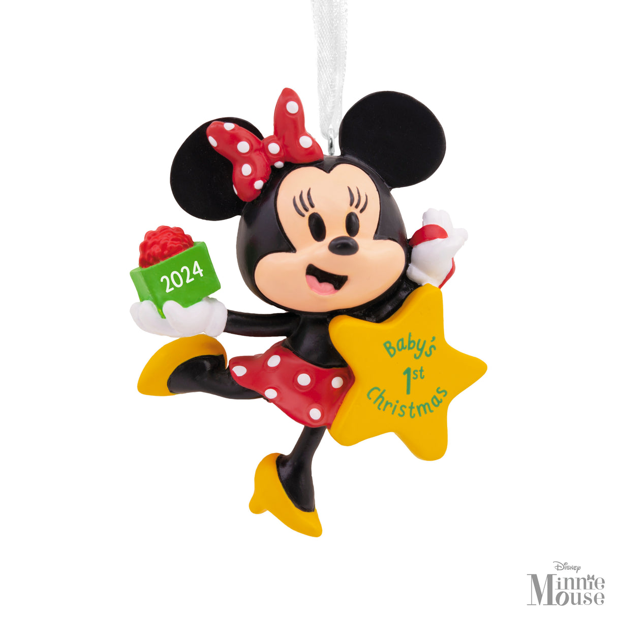 Disney Minnie Mouse Baby's First Christmas 2024 Christmas Ornament