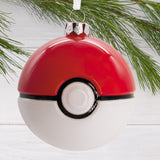 Pokémon Poké Ball Christmas Ornament, Blown Glass