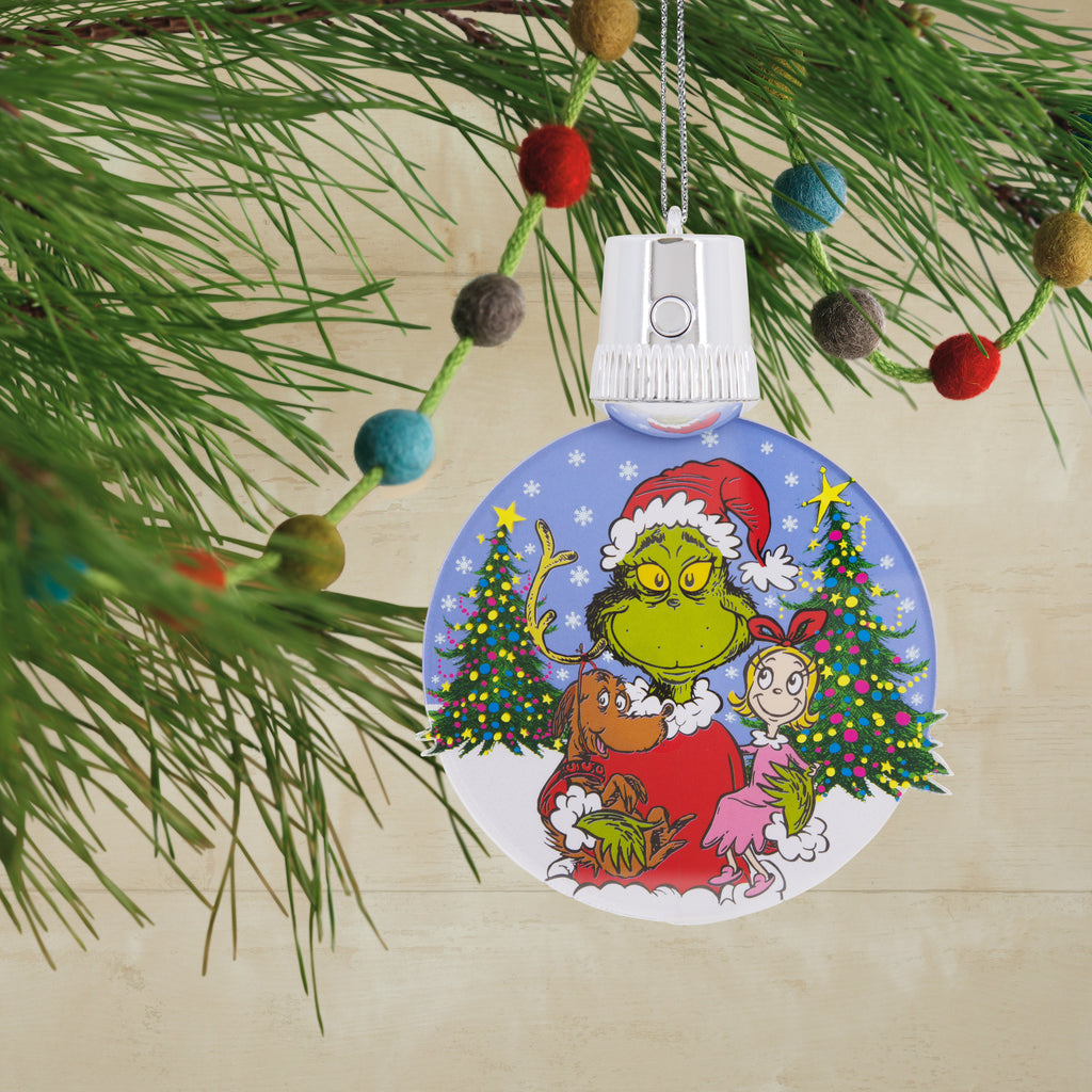 Hallmark Dr. Seuss How the Grinch Stole Christmas! Light-Up Christmas Ornament