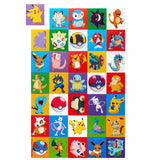 Pokémon Valentines Day Cards and Mailbox for Kids School Classroom Exchange (1 Box, 32 Valentine Cards, 35 Stickers, 1 Teacher Card)