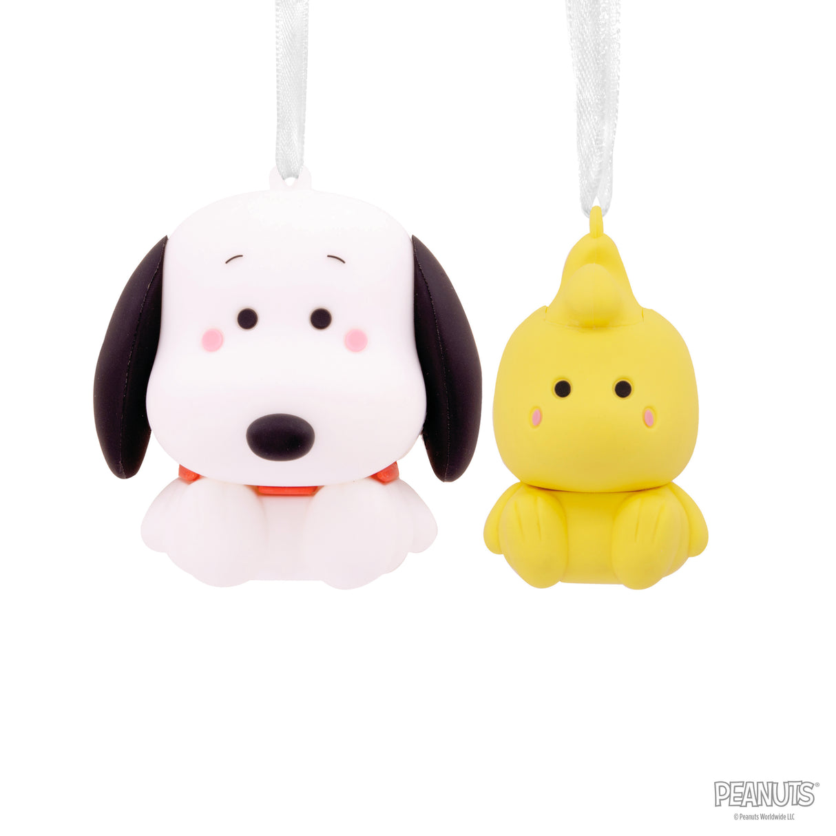 Hallmark Better Together Snoopy and Woodstock Magnetic Christmas Ornaments for Tree, Set of 2