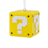 Nintendo Super Mario Question Block Christmas Ornament, Metal