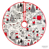 Peanuts 40" Christmas Tree Skirt, Fabric