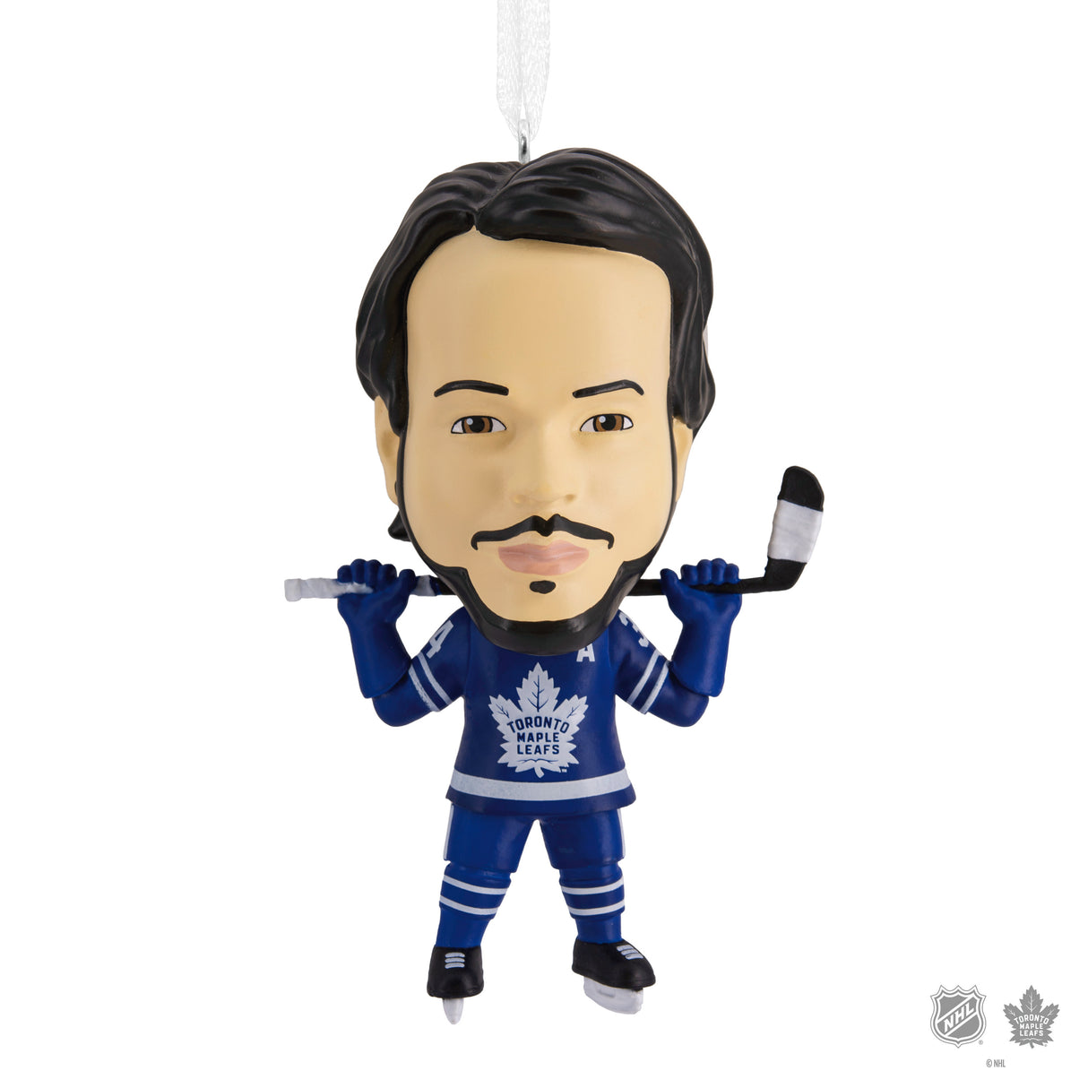 Hallmark NHL Toronto Maple Leafs Auston Matthews Bouncing Buddy Christmas Ornament