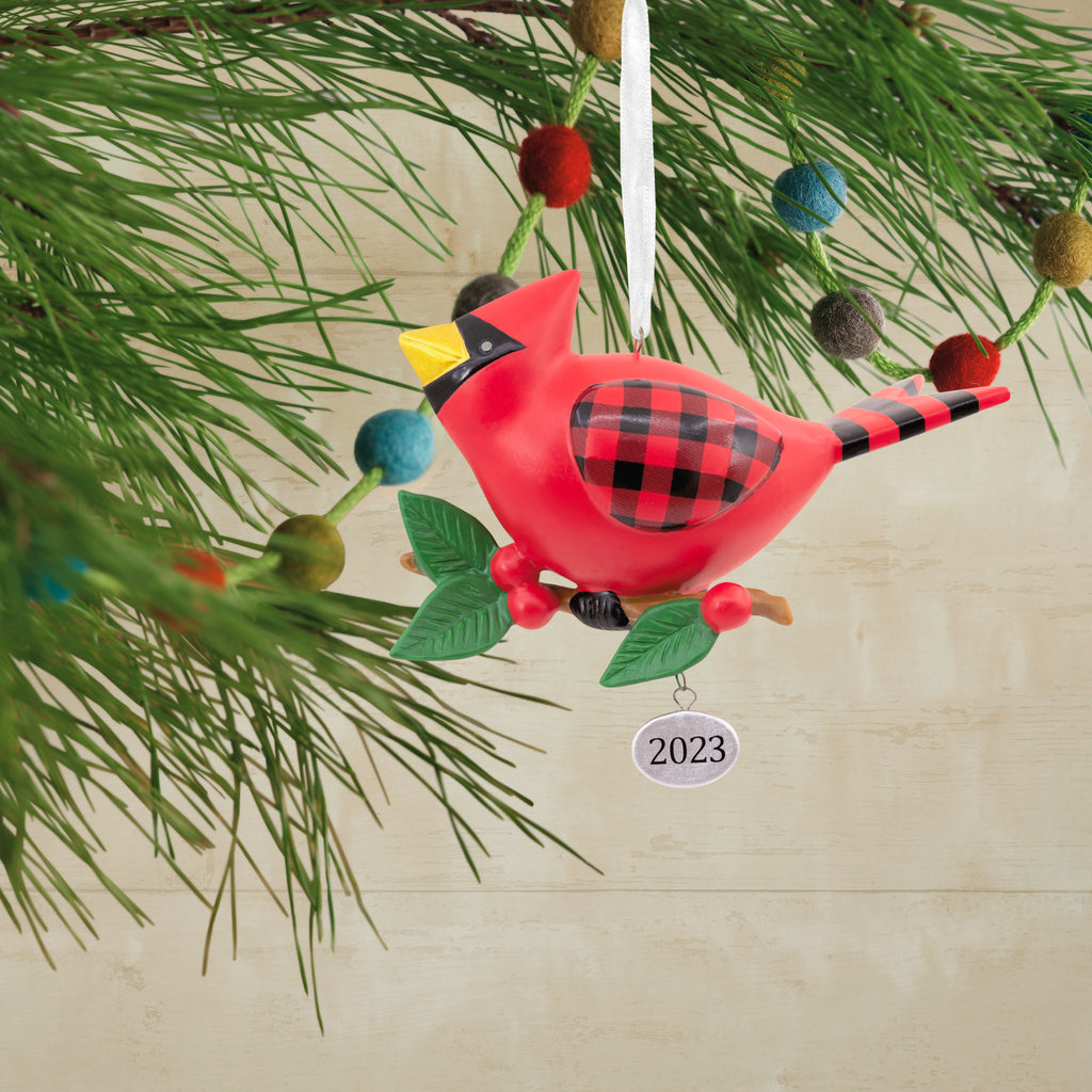Hallmark Cute Cardinal 2023 Christmas Ornament, Premium Porcelain