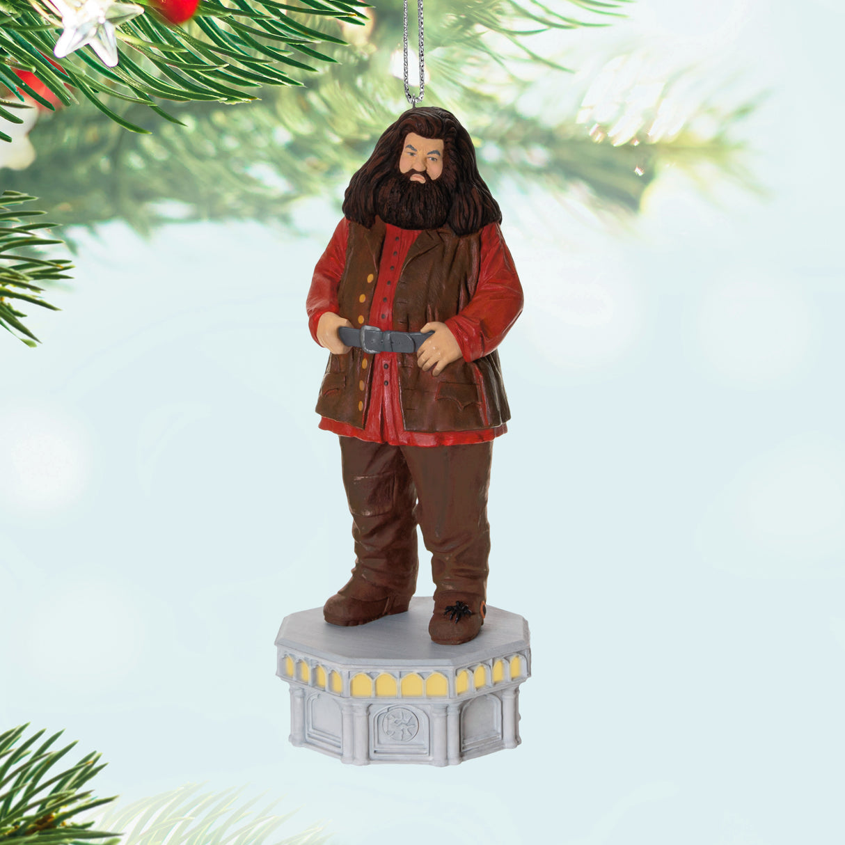 Hallmark Keepsake Christmas Ornament (Harry Potter and the Chamber of Secrets Collection Hagrid With Light and Sound)