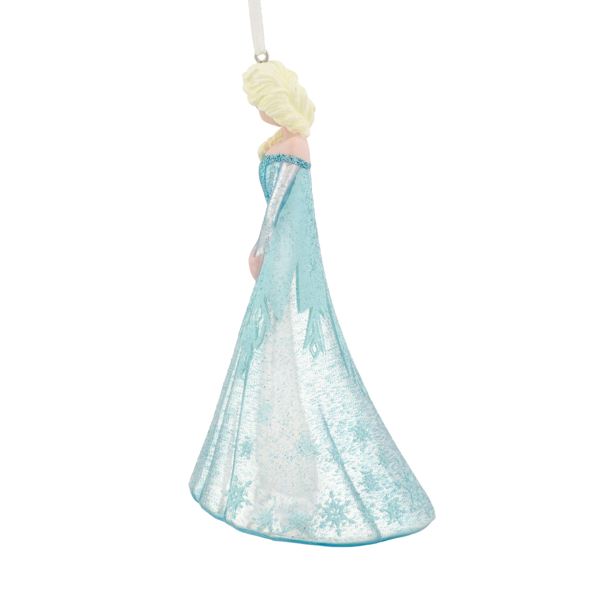 Hallmark Christmas Ornament (Disney Frozen Elsa, Blown Glass)