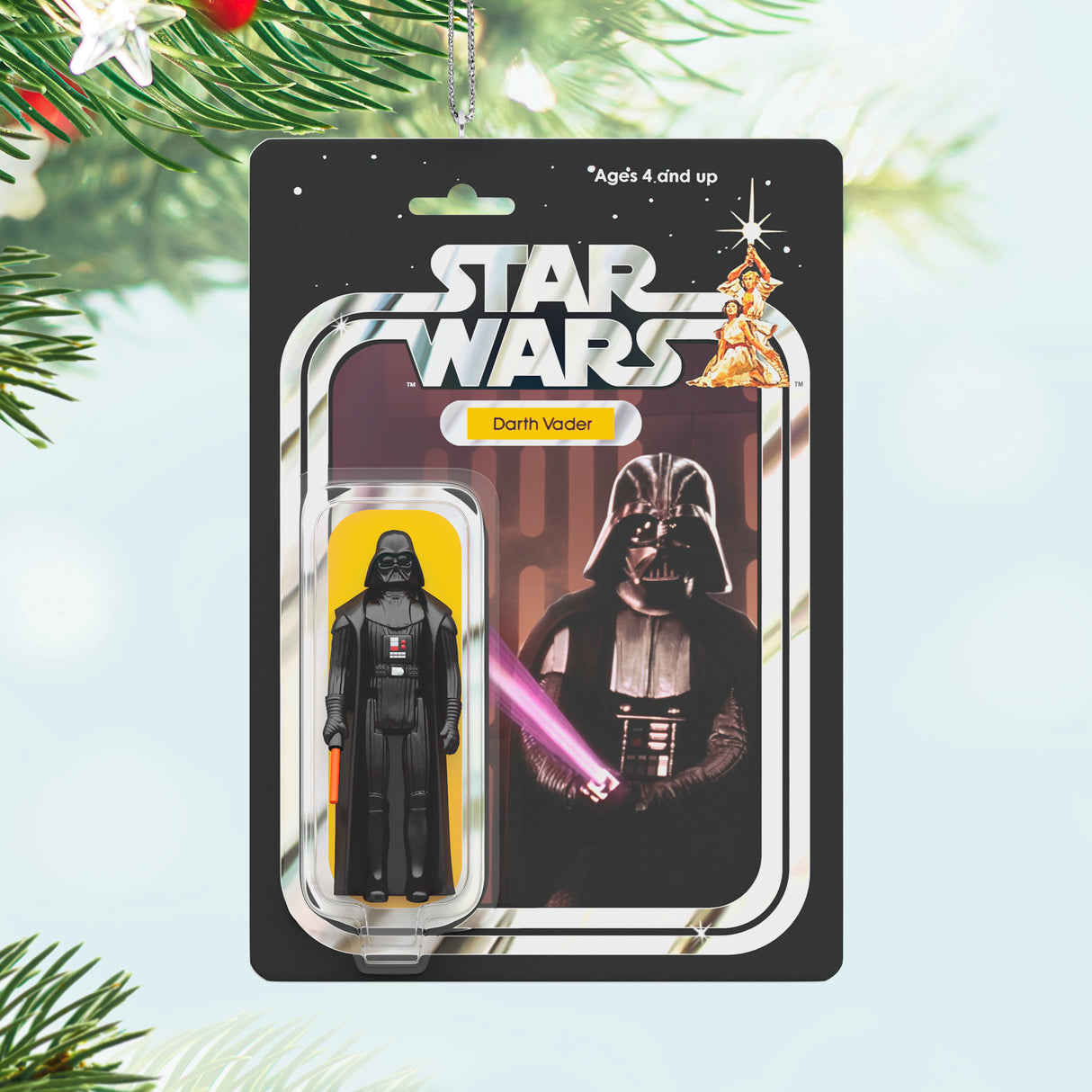 Keepsake Christmas Ornament 2024, Star Wars Darth Vader Vintage Figure, Gifts for Star Wars Fans