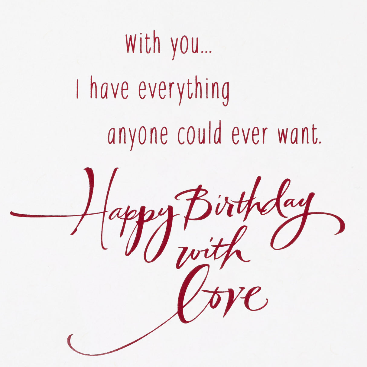 Hallmark Birthday Card for Husband or Boyfriend (Man I Love)