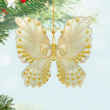 Hallmark Keepsake Christmas Ornament (Brilliant Butterflies)