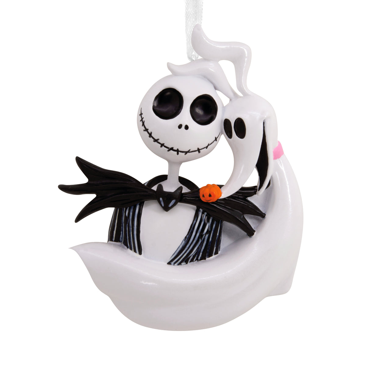 Hallmark Disney Tim Burton's The Nightmare Before Christmas Jack Skellington and Zero Christmas Ornament