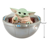 Keepsake Christmas Ornament 2024, Star Wars: The Mandalorian Grogu in Hovering Pram With Light, Sound and Motion, Gifts for Star Wars Fans