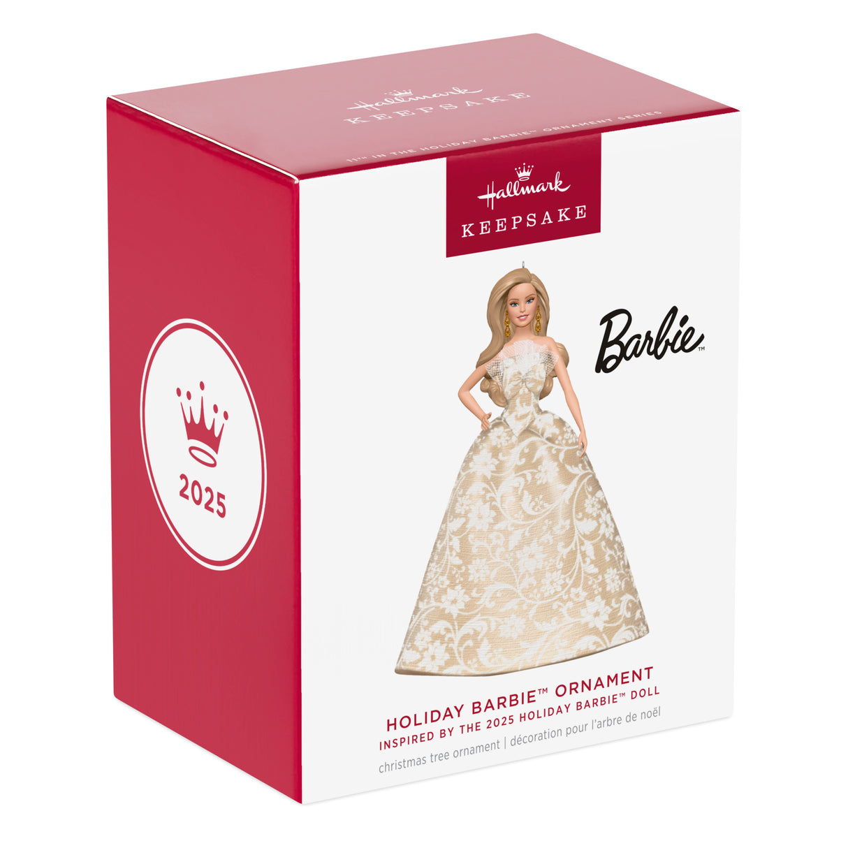 Hallmark Keepsake Christmas Ornament (2025 Holiday Barbie)