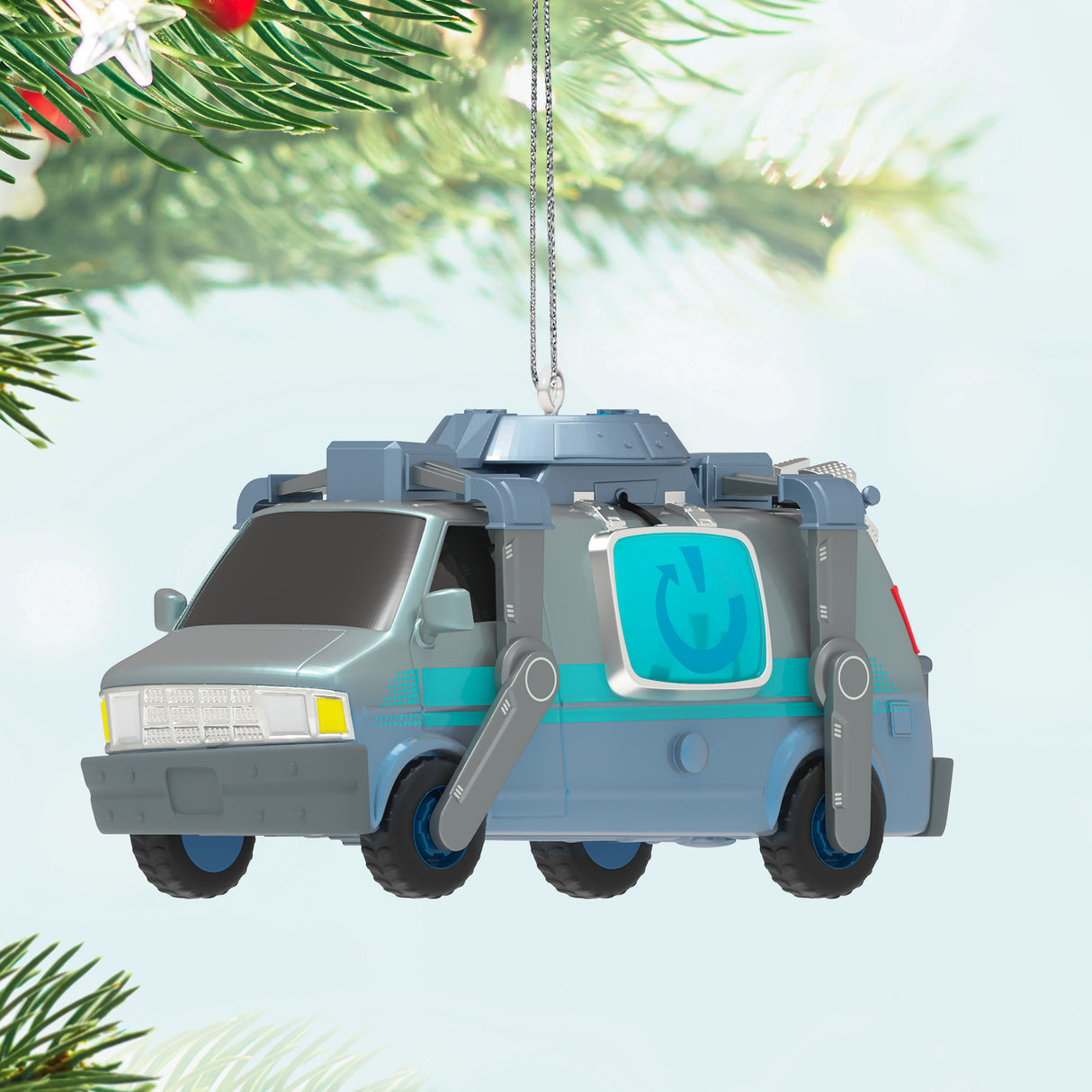 Keepsake Christmas Ornament 2024, Fortnite Reboot Van With Light, Gifts for Gamers