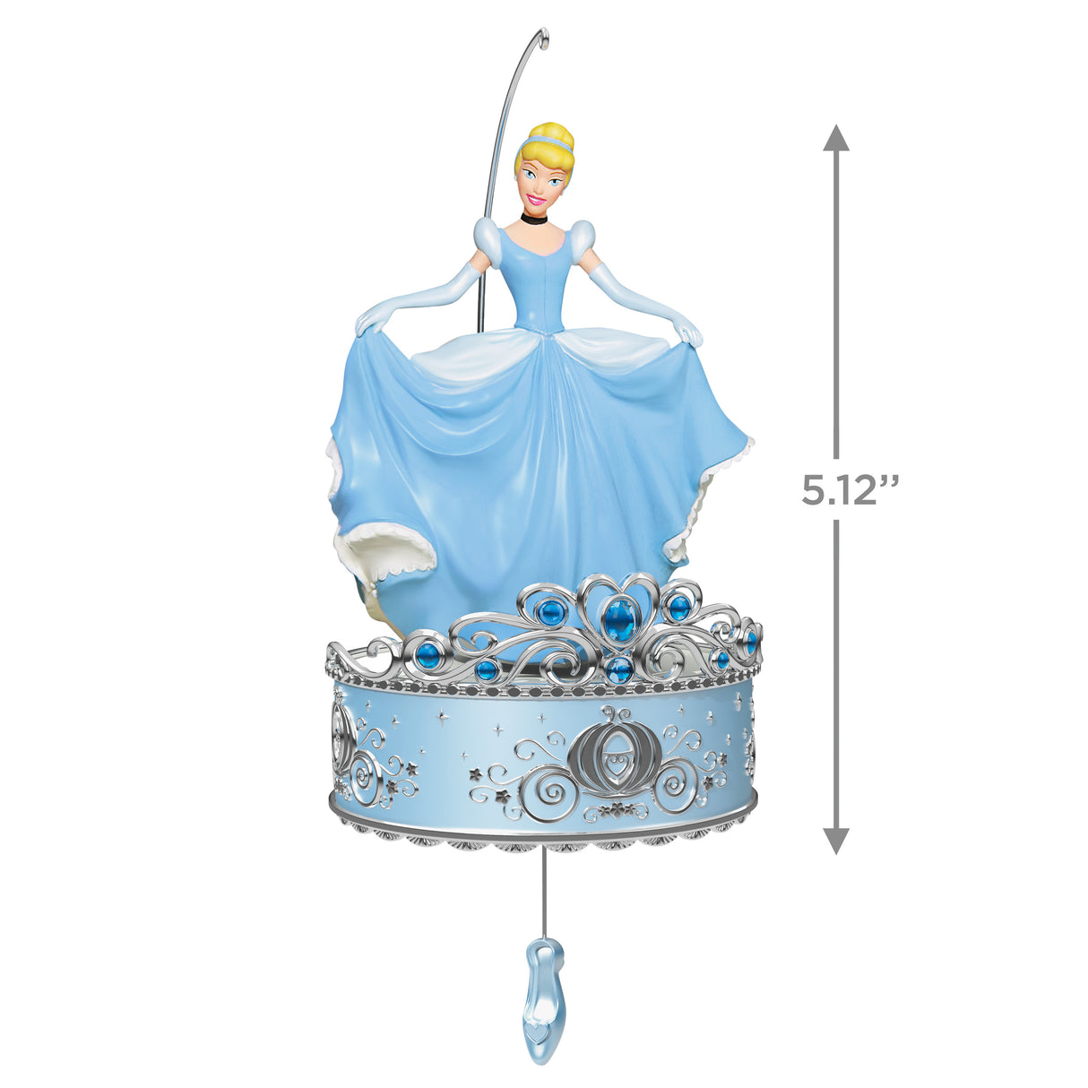 Keepsake Christmas Ornament 2024, Disney Cinderella Twirling at the Ball, Gifts for Disney Fans